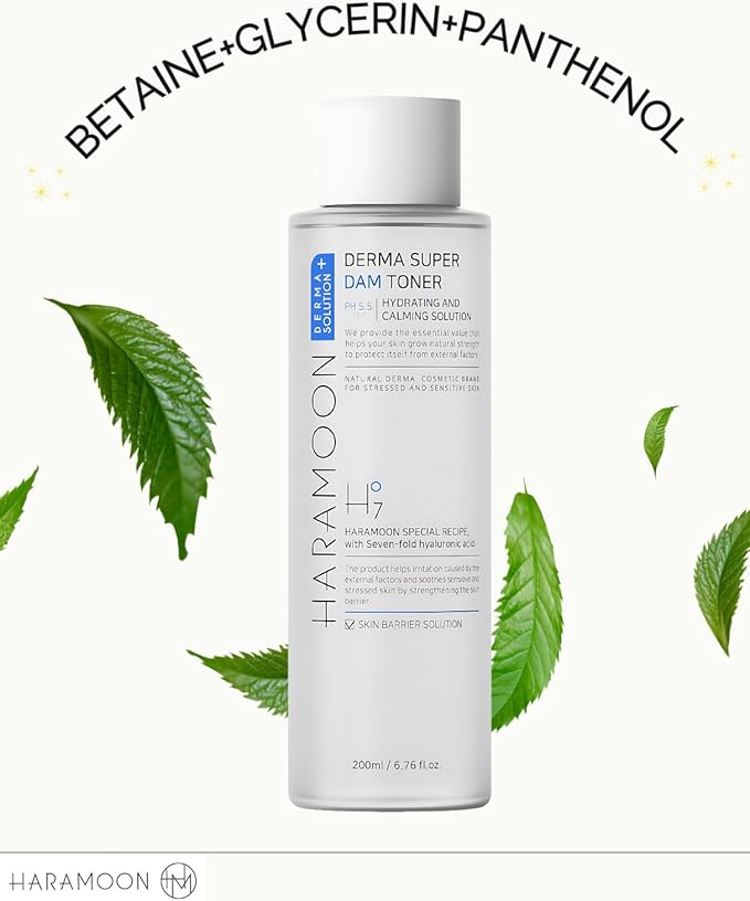 Deep Sea Water Toner with 7-Layer Hyaluronic Acid | pH Balanced Korean Skincare | Vegan Hydrating Calming Toner for Sensitive Skin | 200mL