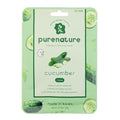 PB & JAY Purenature Facial Mask – Premium Quality Korean Sheet Mask for Dry Skin – Korean Collagen Essence Hydrating Facemask Sheet (Cucumber)