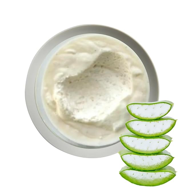 SULU ORGANICS 7 Lbs Raw Cold Pressed Aloe Vera Butter- Cosmetic Grade-Cruelty Free-Vegan-Soap Making-Skin Care-Bulk Size