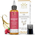 AVD ORGANICS Rosehip Oil for Face 120ml – 100% Pure, Cold-Pressed Huile de Rose Musquée | Rose hip Oil for Face, Skin, Hair, Scalp & Nails | Moisturizing for Daily Use (4.05 fl oz)
