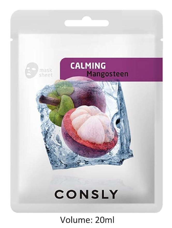 CONSLY_Exotic Fruits Sheet Face Masks – Hydrating & Nourishing Korean Facial Mask Pack with Natural Ingredients (Pack of 8)