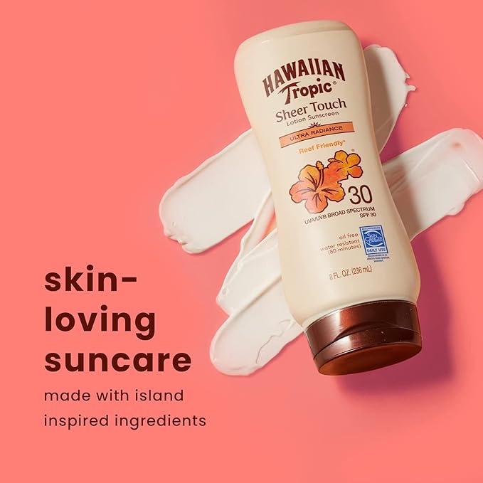 Hawaiian Tropic Sheer Touch Spf#15 Lotion 8oz (3 Pack)