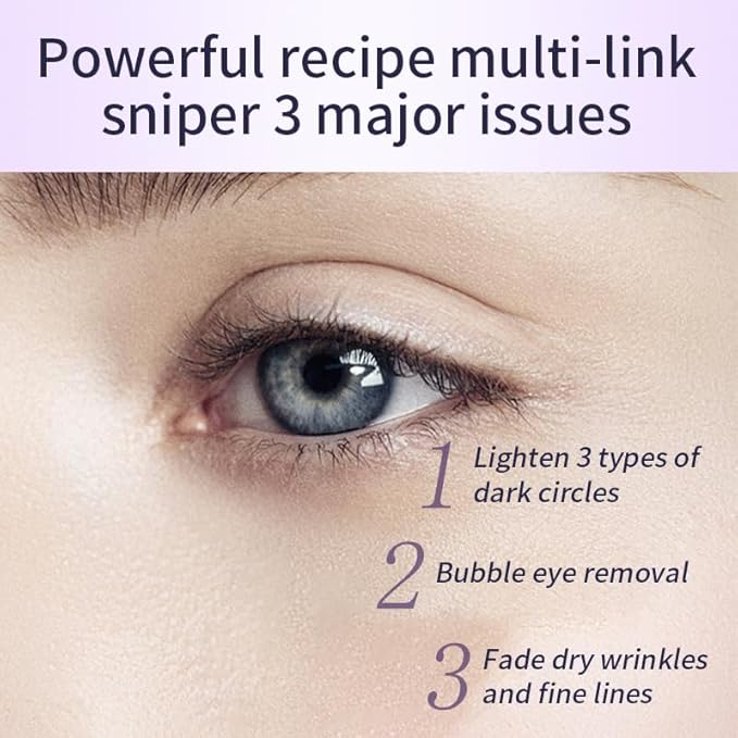 O'CHEAL Rollerball Massager Moisturizing Eye Cream Anti Dark Circle Firming Eye Cream Serum Hyaluronic Acid Eye Skin Care