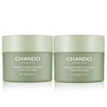 CHANDO HIMALAYA Purifying Green Tea Mask(2Pack), Natural Facial Clay Mask Deep Pore Cleansing with Green Tea Extract and Portulaca Extract, for Clogged Pores, Detoxifies & Balance Oil, 7 fl.oz