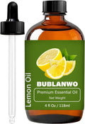 Lemon Essential Oil for Hair Scalp Massage 100% Pure and Natural Massage Aromatherapy 4 Fl Oz 118ML