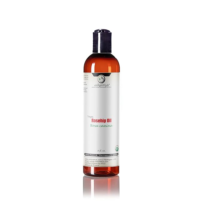 uh*Roh*Muh Organic Virgin Rosehip Carrier Oil || Pure & Unadulterated || Denmark (8 fl oz)
