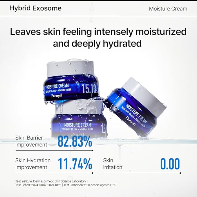 Parnell Squalane Hydrating Duo | Serum 20% & Cream 15% Set | Mineral Water, High Potency Squalane for Deep Moisture Lock & Skin Barrier Support K-Beauty