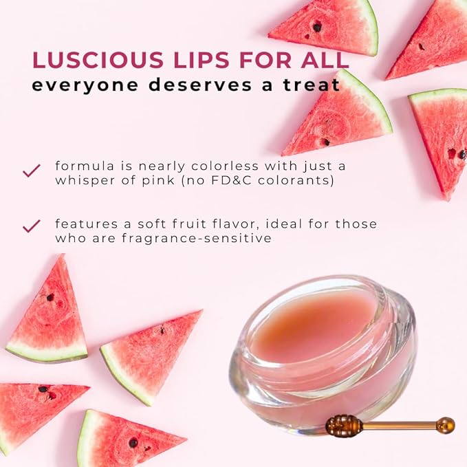 Honeybee Gardens Nectar Overnight Lip Mask – Hydrating Lip Treatment with Murumuru Seed Butter & Shea Butter – Vegan Moisturizing Lip Care for Dry Lips – Glossy Lip Hydration Night Routine Essential
