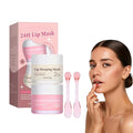 24H Lip Mask Set – Strawberry Day & Coconut Night Care – Hydrating & Softening Lip Sleeping Mask Duo for Dry, Flaky Lips – 10g x 2 (Strawberry and Coconut Set)