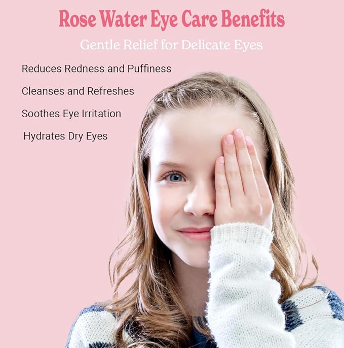 Natural Born Oils 4oz Rose Water Hydrosol, 100% Pure and Natural, Organic, Steam-distilled, Facial Toner Cleanser, with Sprayer
