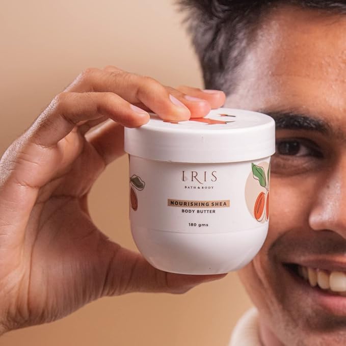 Iris Nourishing Shea Body Butter - Deep Moisture and Silky Softness | Luxurious Hydration for Dry Skin | 180g