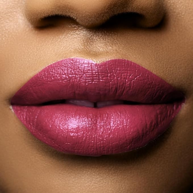 Honeybee Gardens Truly Natural Long Lasting Lipstick, Goddess, Medium Berry with Wine Undertones, Naturally Hydrating & Nourishing, Vegan, Gluten-Free & Cruelty-Free, 0.11 oz / 3 g