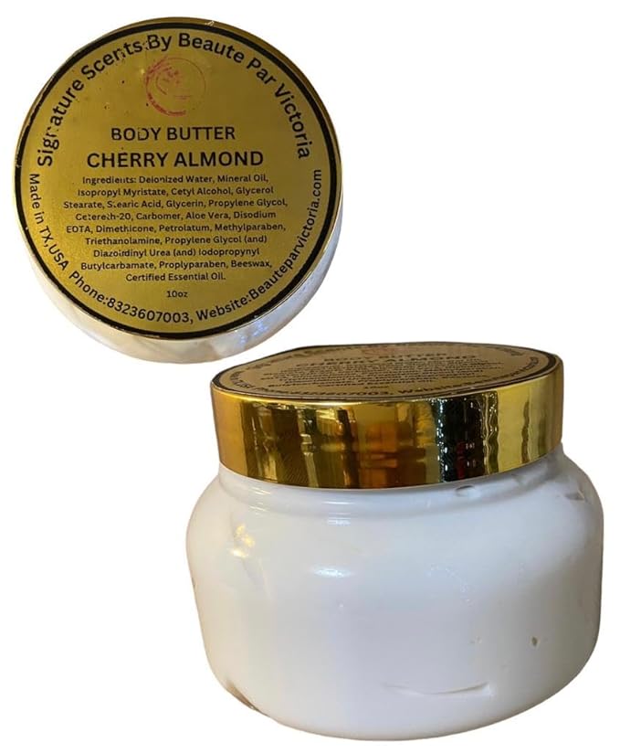 Body Moisturizers/Butters (Cherry Almond (Body Butter)), 10.00 Ounce (Pack of 1)