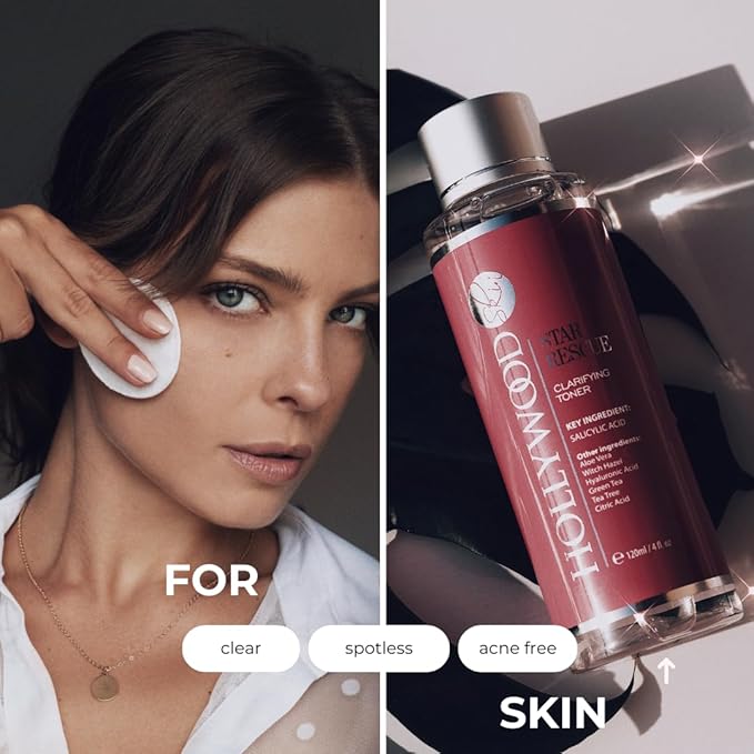 Clarifying Toner - Sweden’s #1 skin care brand* Glow BHA + PHA Pore-Tight Facial Toner - Mild Exfoliating Toner with Hyaluronic Acid, Green Tea, Citric Acid + Tea Tree. 120ml
