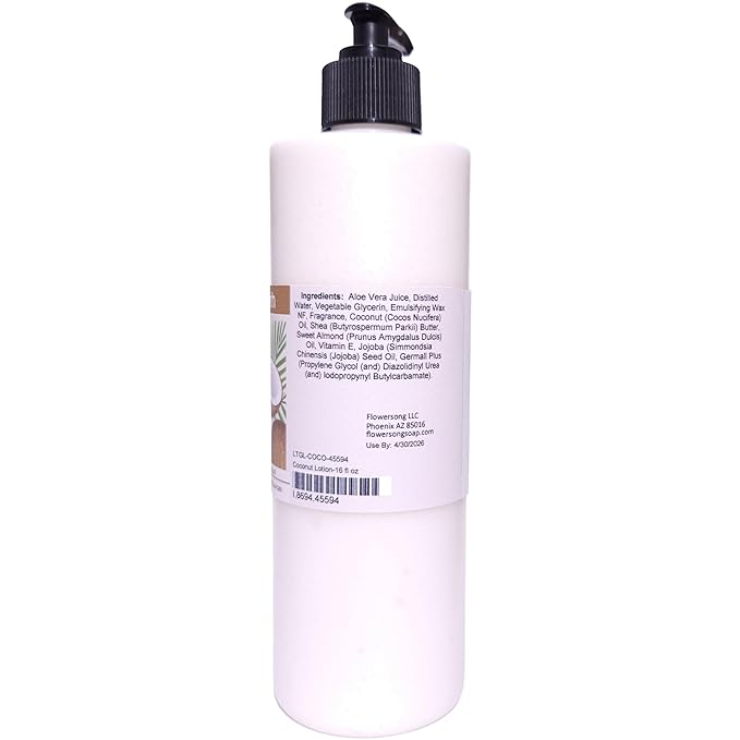 Blossom to Bath Coconut Lotion (16 ounce) - Phthalate Free Fragrance - Absorbs Quickly with a Bold Tropical Scent