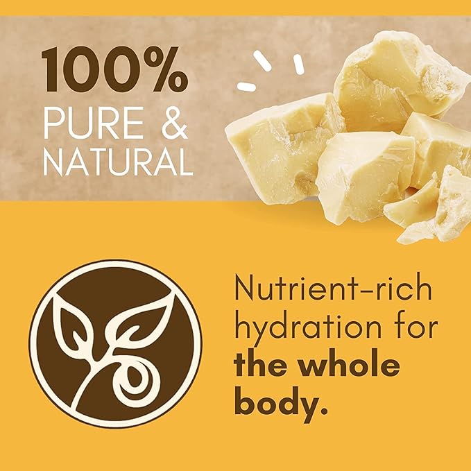 Cococare 100% Cocoa Butter Stick - All-Natural Cocoa Butter Emollient for Ultimate Skin Hydration & Protection - The Yellow Stick - (2 Pack)
