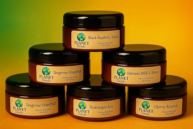 Cherry Almond Whipped Body Butter, Nourishing, Rich, Shea Butter 8oz (Pack of 1)