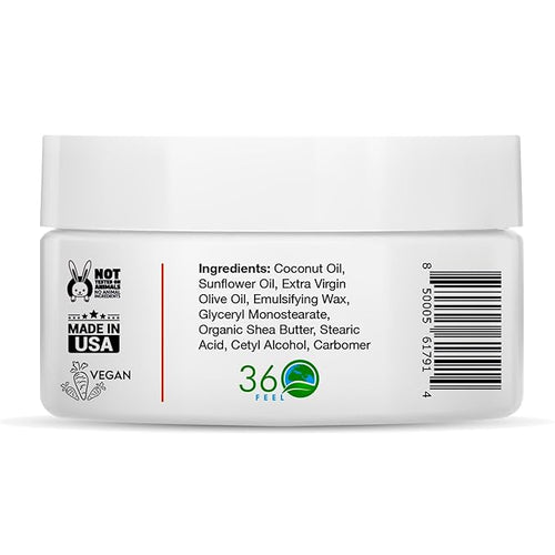 360Feel Bay Rum Body Lotion - Hydrates with Coconut & Olive Oil, Plant-Based, Non-Greasy, Sensitive Skin, All Day Use