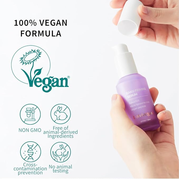 Baku Firming Serum – Bakuchiol Serum with 9 Peptides, Niacinamide, Centella Asiatica, Pore Tightening and Anti-Aging (30ml/1.01 fl.oz)