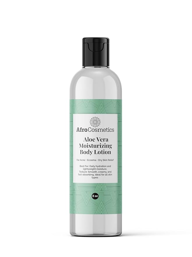 Aloe Vera Moisturizing Body Lotion 8 oz Bottle