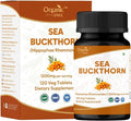 ORGANIC SPREE Sea Buckthorn 120 Tablets – Hippophae Rhamnoides - Hair, Skin and Nails* - 120tab