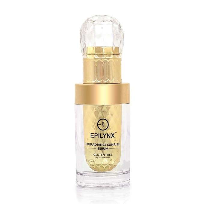 Vegan Allergen-Free for Sensitive Skin EpiRadiance Sunrise Morning Face Serum - Anti Aging Firming and Glowing - Niacinamide and Hyaluronic Acid - EPILYNX by Dr. Liia