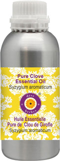 Deve Herbes Pure Clove Essential Oil (Syzygium aromaticum) Steam Distilled 1250ml (42 oz)