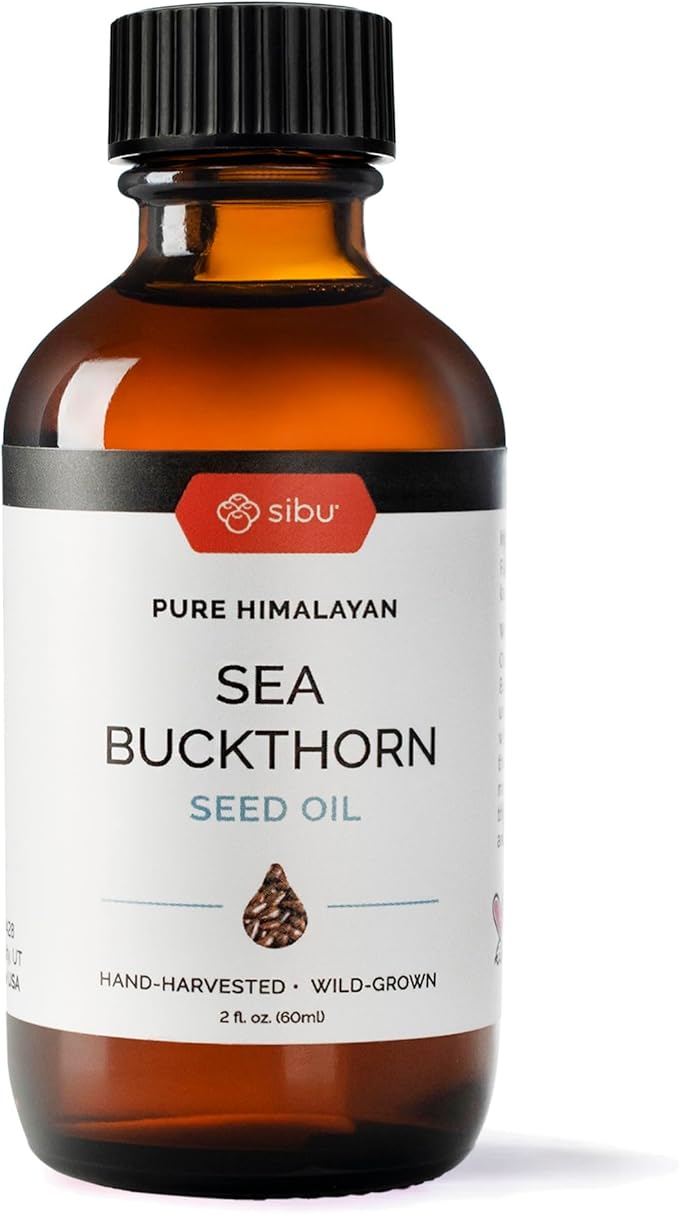 sibu Premium Himalayan Sea Buckthorn Seed Oil, 2 oz