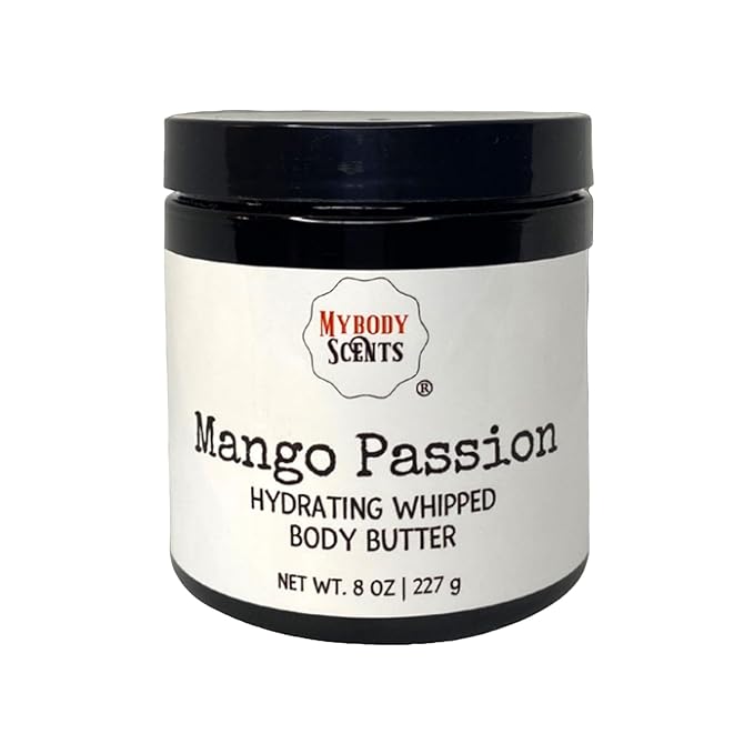 Luxurious Whipped Body Butter - 8oz - All Natural Luxury Body Butter for Body - Paraben Free - Cruelty Free (Mango Passion)