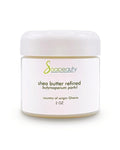 Soapeauty 100% Pure Refined African Shea Butter - Expeller Pressed, Odorless - Pure Moisturizer for Skin & Hair - Ethically Sourced from Ghana | 2 oz