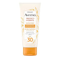 Aveeno Protect + Hydrate Moisturizing Sunscreen Lotion with Broad Spectrum SPF 30 & Prebiotic Oat, Weightless Sweat & Water-Resistant Full Body Sunscreen, Oxybenzone-Free, 3.0 fl. oz