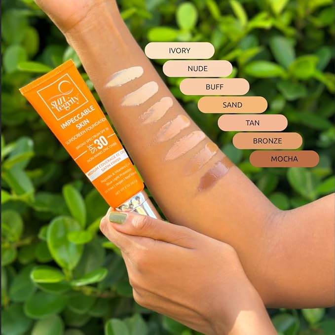 Suntegrity Impeccable Skin - Tinted Sunscreen, Broad Spectrum SPF 30 (Sand) - 2 oz