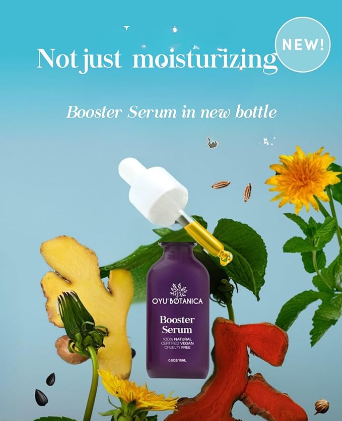 Oyu Botanica Booster Serum – Fragrance-Free, Vegan, Fragrance-Free, Oil 0.34 fl oz