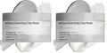 WNP Duo Cleansing Clay Mask with Niacinamide & Hyaluronic Acid – Deep Pore Cleanser for T-Zone & U-Zone, Blackhead Remover, Hydrating & Oil-Control Face Mask, 3.53oz (Pack of 2)