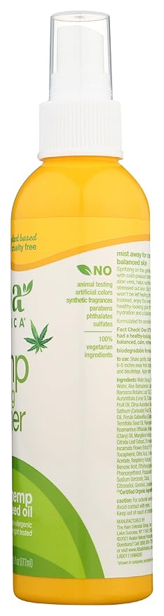 Alba Botanica Hemp Balancing Toner, 6 oz