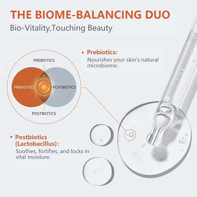 Multi-Action Serum with Hyaluronic Acid, Centella & Peptides, For Radiant Glow, Barrier Support, Hydration & Soothing, Lactobacillus Postbiotic Daily Facial Booster for All Skin Types, 1 Fl Oz