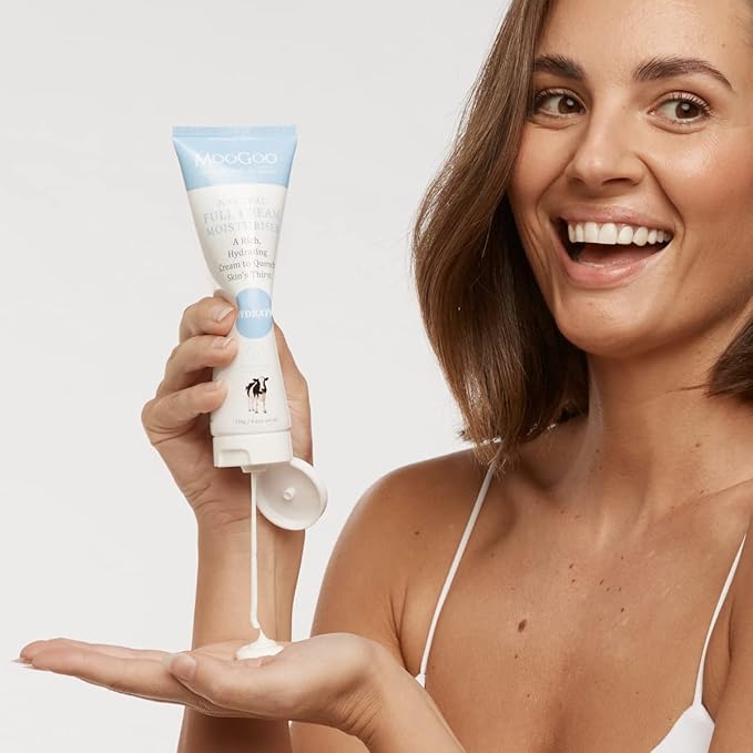MooGoo Natural Full Cream Moisturizer - Ultra-Hydrating Repair for Dry, Itchy, Sensitive Skin - Suitable for Face, Body & All Ages, 200g/7oz.