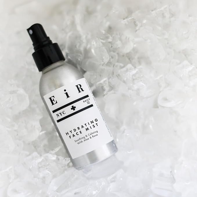 EiR NYC Hydrating Face Mist | Soothing Aloe & Rose Toner with Witch Hazel & Jasmine | Delivers Intense Hydration, Nourishes Fast Absorbing Lightweight Daily Facial Mist for All Skin Types 4oz