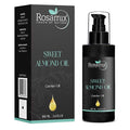 COLD PRESSED SWEET ALMOND OIL - 100% Pure and Natural Moisturizing Face, Hair, Body, Skin Care, 100ml