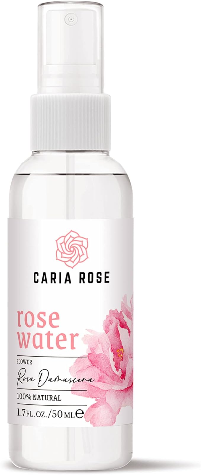 Rosewater Hydrating Spray Mist for Face & Hair | Rose Water Toner (1.7 oz (Travel Size))