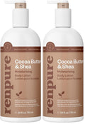RENPURE Cocoa Butter and Shea Ultra-Hydrating Body Lotion - Rich and Silky Formula - Improves Natural Moisture Barrier - Protects and Nourishes - Leaves Skin Feeling Soft and Smooth - 24 oz