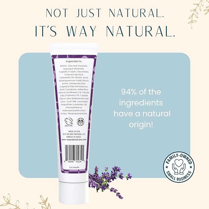 Nourishing Goat Milk Lotion, Variety - Body & Hand Lotion Set - Dry Skin Relief, USA Made - Goat Milk Hand Cream for Women & Men - Lavender, Cherry Almond, Vanilla Bean - 3 (2oz) Tubes