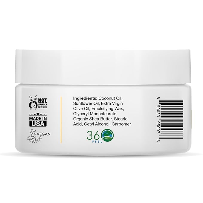 360Feel Peach Citrus Body Lotion - Hydrates with Coconut & Olive Oil, Plant-Based, Non-Greasy, Sensitive Skin, All Day Use