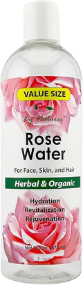 By Natures Rose Water Herbal & Organic 16.0 Fl Oz (Pack of 1)