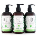 Coco Fiji Face & Body Lotion Infused With Coconut Oil | Lotion for Dry Skin | Moisturizer Face Cream & Massage Lotion for Women & Men | Cucumber Melon 12 oz, Pack of 3