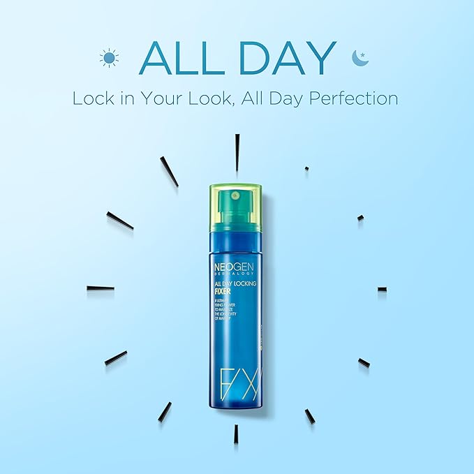 NEOGEN All-Day Makeup Setting Spray, Hydrating & Weightless Sebum Control, Long-Lasting Non-Greasy Finishing Fixer, 2.7 fl oz (80 ml)