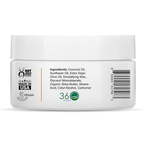 360Feel Tangerine Grapefruit Body Lotion - Hydrates with Coconut & Olive Oil, Plant-Based, Non-Greasy, Sensitive Skin, All Day Use