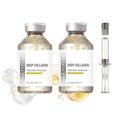 2PCS Deep Collagen Silk Peptide Lifting Ampoule Serum，Korean Anti-Aging Facial Essence, Firming Wrinkle-Smoothing Hydrating，Non-Greasy Gentle Formul 50ML/1.69FL.OZ