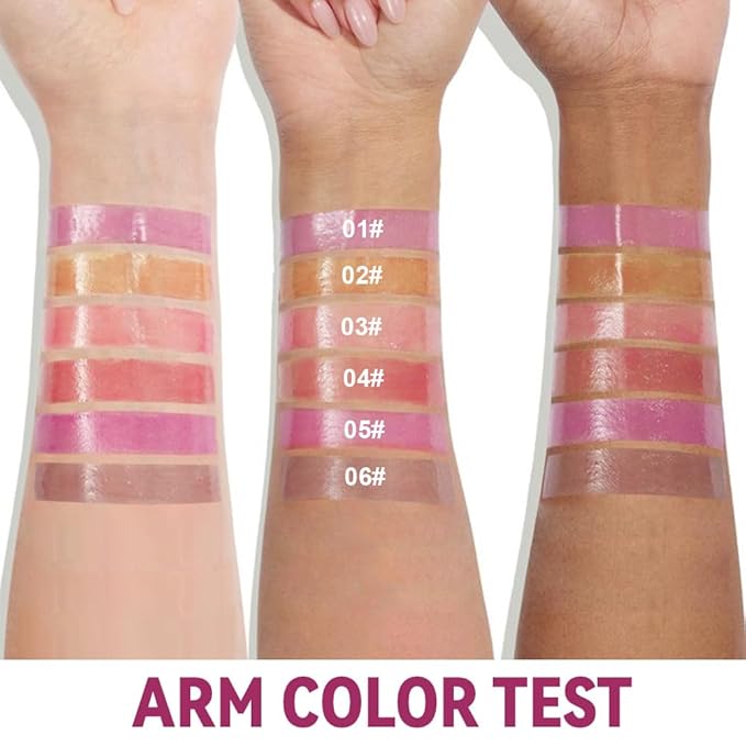 Summer Lip Butter Lip Balm Glow Reviver Lip Gloss, Melting Lip Serum, Ultra-Hydrating Natural Vegan Lip Balm, Sheer-Tinted Shine & Hydration, Soothes & Softens Dry Lips (Light Brown)