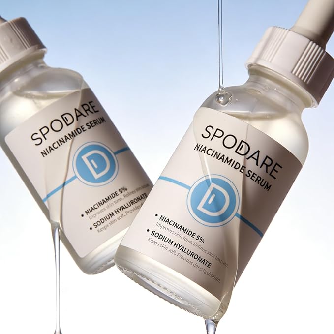 SPODARE Niacinamide Serum, Sodium Hyaluronate, Salmon PDRN, 1.01 fl.oz Facial Serum, Hydrating & Smoothing Care, Improve Skin Tone - 30ml